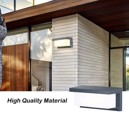 Brilagi - Applique murale d'extérieur LED RGBW dimmable BRICKY 1xE27/15W/230V 2700-6500K anthracite IP54