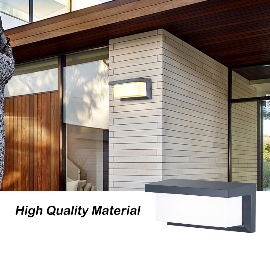 Brilagi - Applique murale d'extérieur LED RGBW dimmable BRICKY 1xE27/9W/230V 2700-6500K anthracite IP54