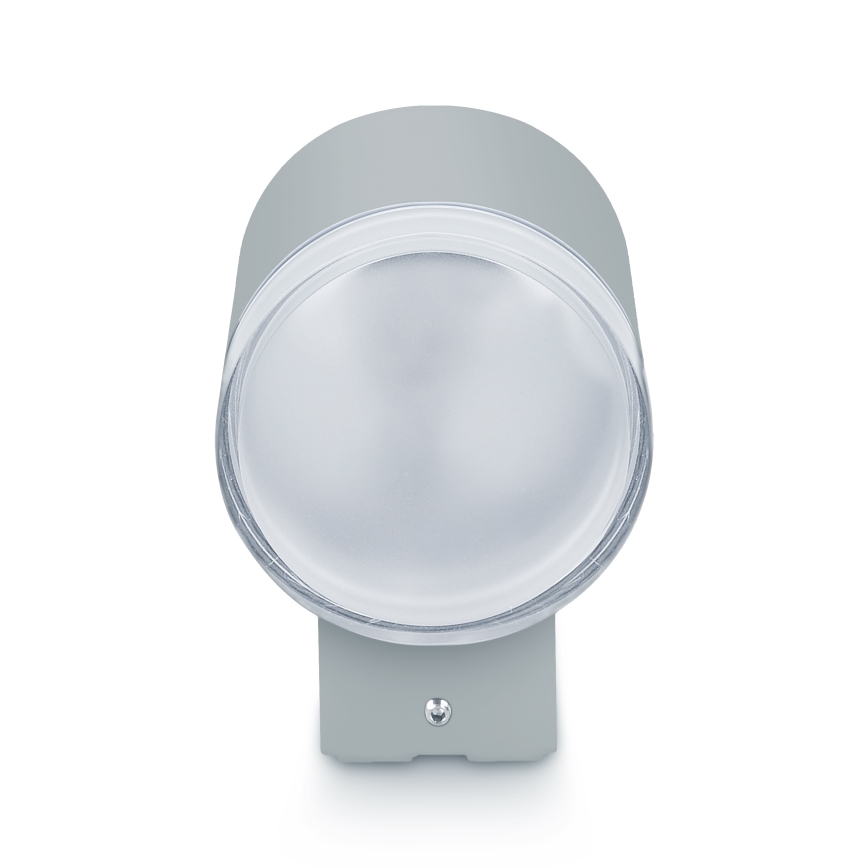 Brilagi - LED RGBW dimbare buitenwandlamp MATERA 1xGU10/6W/230V 3000K IP54 grijs + afstandsbediening