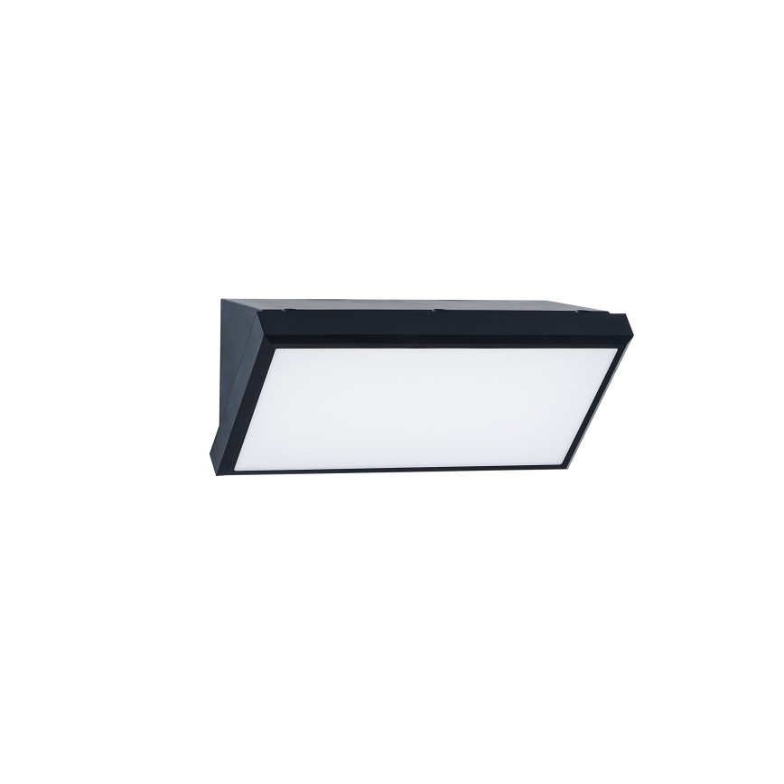 Brilagi - LED RGBW dimbare buitenwandlamp TRIANGLE 1xE27/15W/230V 2700-6500K IP65 zwart