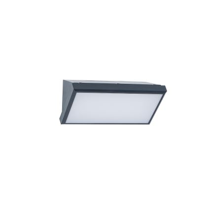 Brilagi - LED RGBW dimbare buitenwandlamp TRIANGLE 1xE27/9W/230V 2700-6500K IP65 antraciet