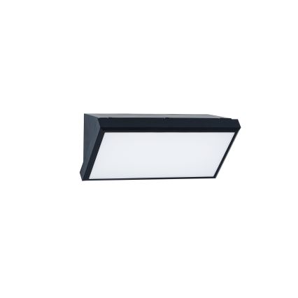 Brilagi - LED RGBW dimbare buitenwandlamp TRIANGLE 1xE27/9W/230V 2700-6500K IP65 zwart
