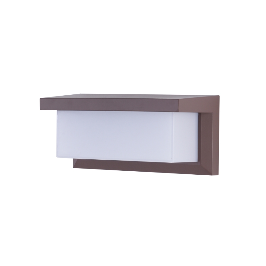 Brilagi - LED RGBW dimbare buitenwandlamp BRICKY 1xE27/15W/230V 2700-6500K IP54 bruin