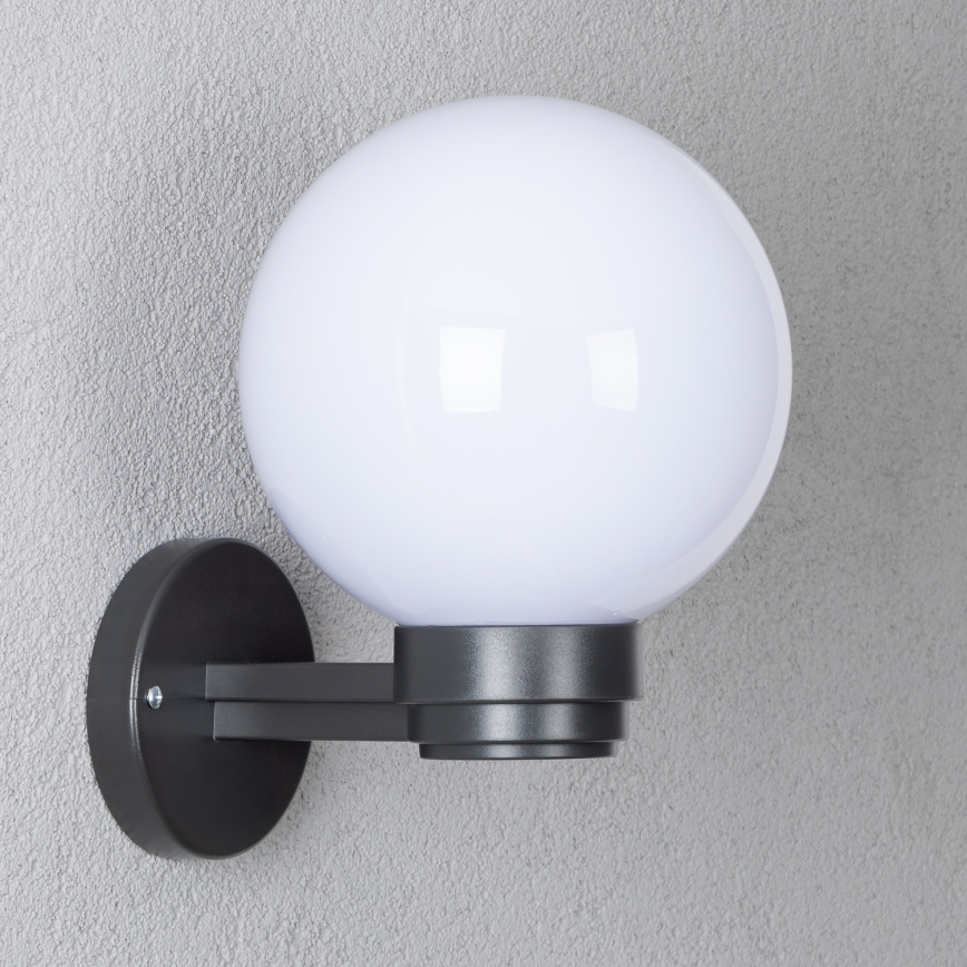 BRILAGI - LED RGBW dimbare buitenwandlamp HARBOR 1xE27/12W/230V 2700-6500K IP33 antraciet/wit