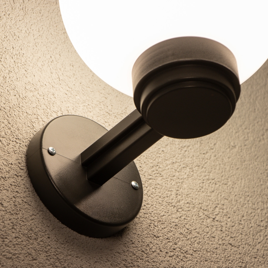 BRILAGI - LED RGBW dimbare buitenwandlamp HARBOR 1xE27/12W/230V 2700-6500K IP33 antraciet/wit