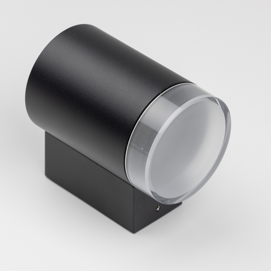 Brilagi - LED RGBW dimbare buitenwandlamp MATERA 1xGU10/6W/230V 3000K IP54 zwart + afstandsbediening