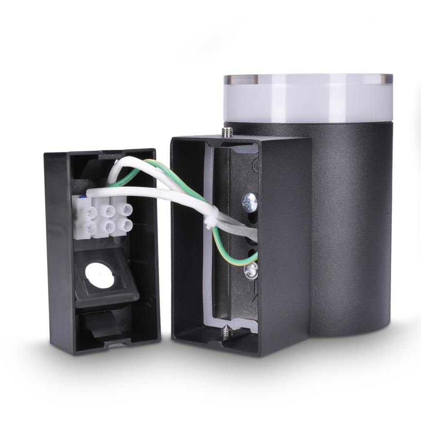 Brilagi - LED RGBW dimbare buitenwandlamp MATERA 1xGU10/6W/230V 3000K IP54 zwart + afstandsbediening