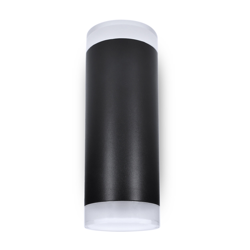 Brilagi - LED RGBW dimbare buitenwandlamp MATERA 2xGU10/4,8W/230V 3000K IP54 zwart + afstandsbediening