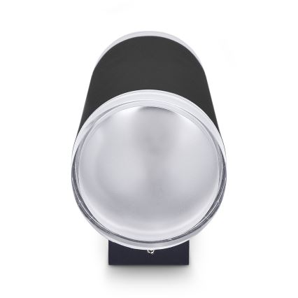 Brilagi - LED RGBW dimbare buitenwandlamp MATERA 2xGU10/4,8W/230V 3000K IP54 zwart + afstandsbediening
