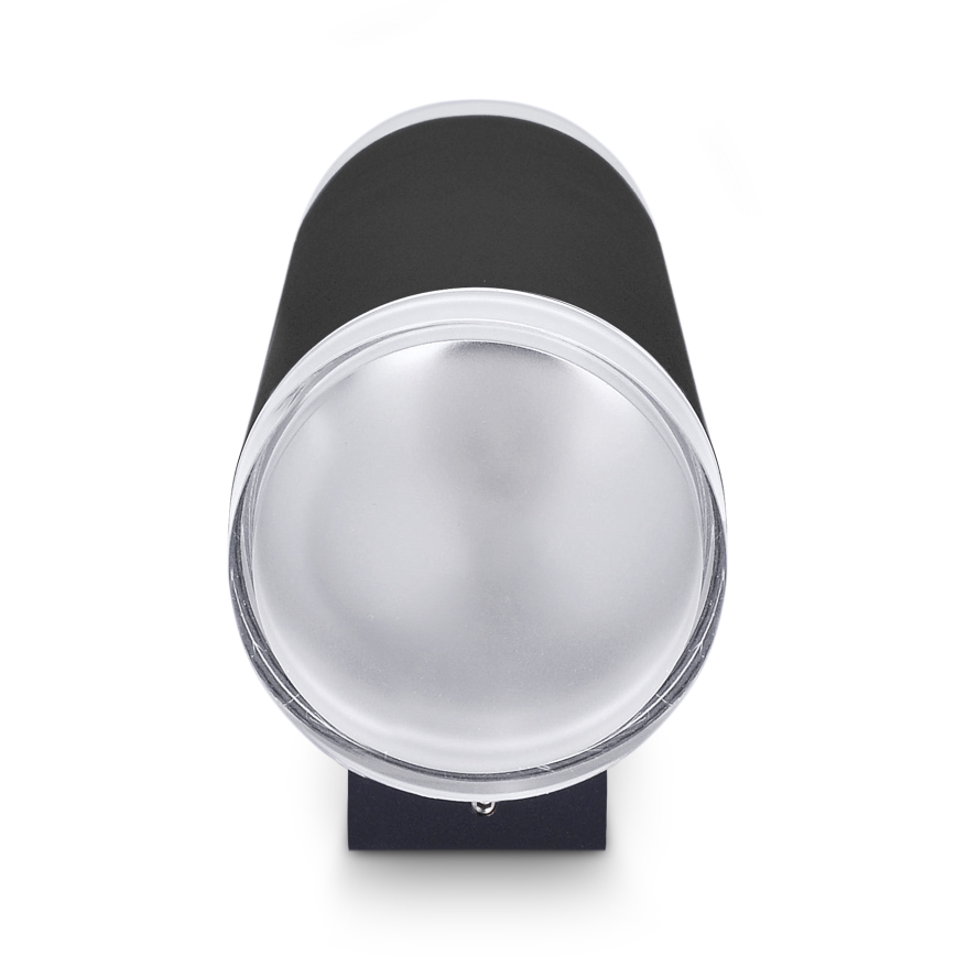 Brilagi - LED RGBW dimbare buitenwandlamp MATERA 2xGU10/4,8W/230V 3000K IP54 zwart + afstandsbediening