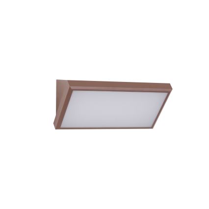 Brilagi - LED RGBW dimbare buitenwandlamp TRIANGLE 1xE27/15W/230V 2700-6500K IP65 bruin
