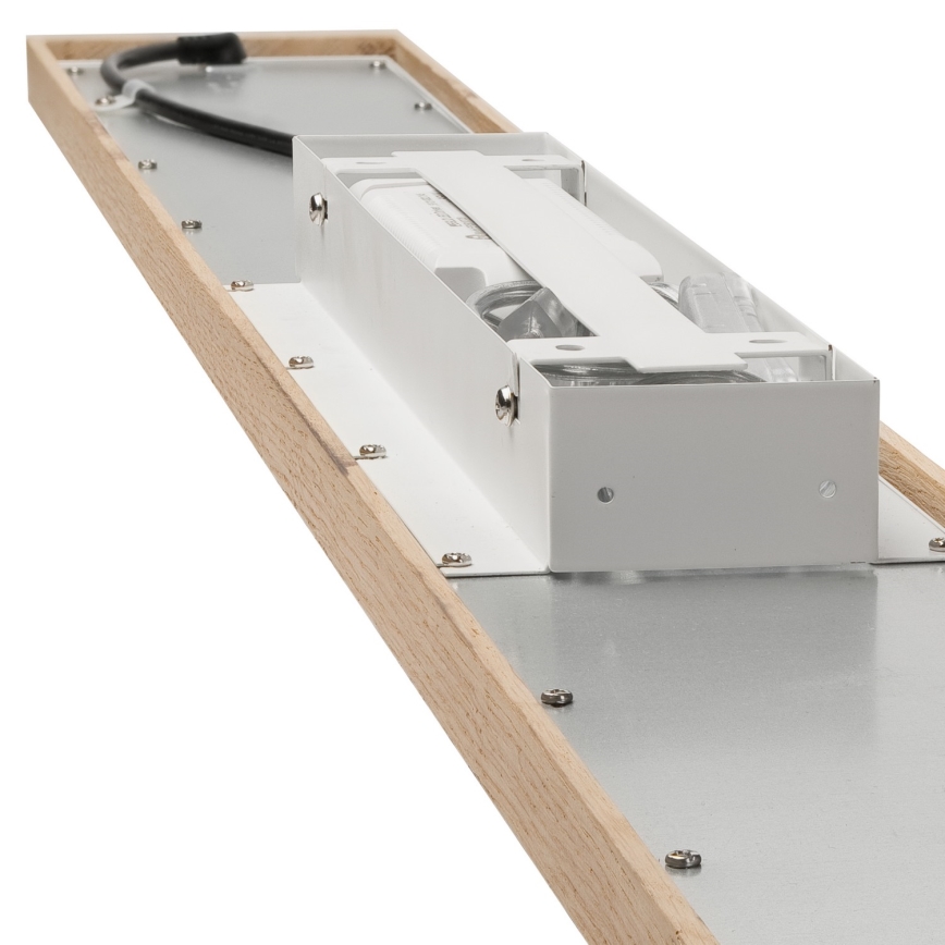 Brilagi - LED RGBW Dimbaar lichtpaneel WOODY FRAME LED/34W/230V 11,5x123 cm 2700-6500K eiken + afstandsbediening