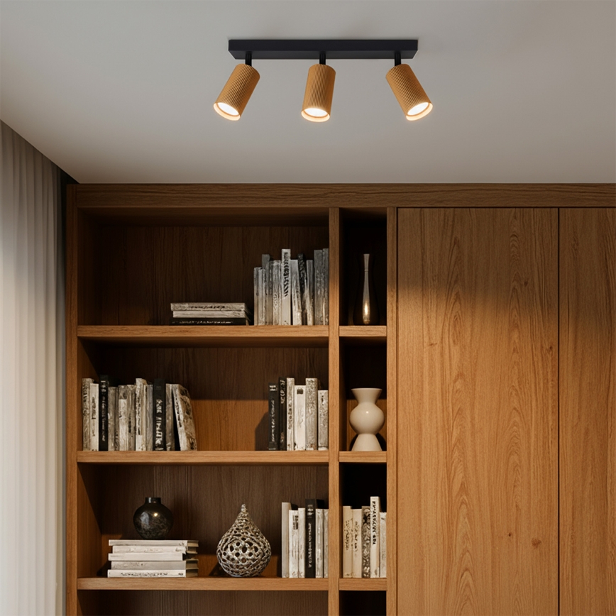 Brilagi - LED RGBW dimbare spot SELE MODERN 3xGU10/4,8W/230V 3000K goud + afstandsbediening