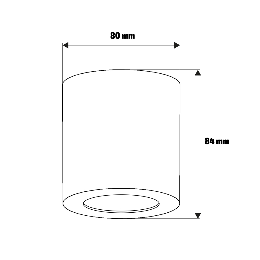 Brilagi - LED RGBW dimbare badkamerlamp MIA 1xGU10/4,8W/230V 3000K 84x80 mm beige IP54 + afstandsbediening