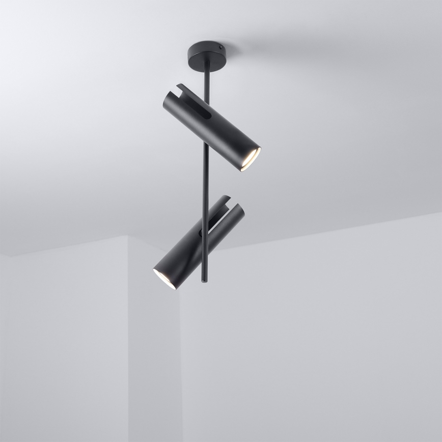 BRILAGI - dimbare LED RGBW hanglamp BRANCH 2xGU10/6,5W/230V 2700-6500K zwart