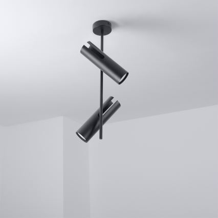 BRILAGI - dimbare LED RGBW hanglamp BRANCH 2xGU10/6,5W/230V 2700-6500K zwart