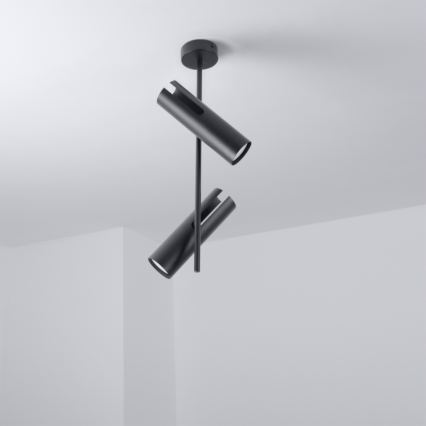 BRILAGI - dimbare LED RGBW hanglamp BRANCH 2xGU10/6,5W/230V 2700-6500K zwart