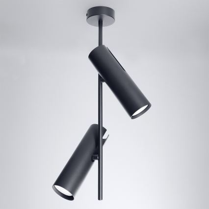 BRILAGI - dimbare LED RGBW hanglamp BRANCH 2xGU10/6,5W/230V 2700-6500K zwart