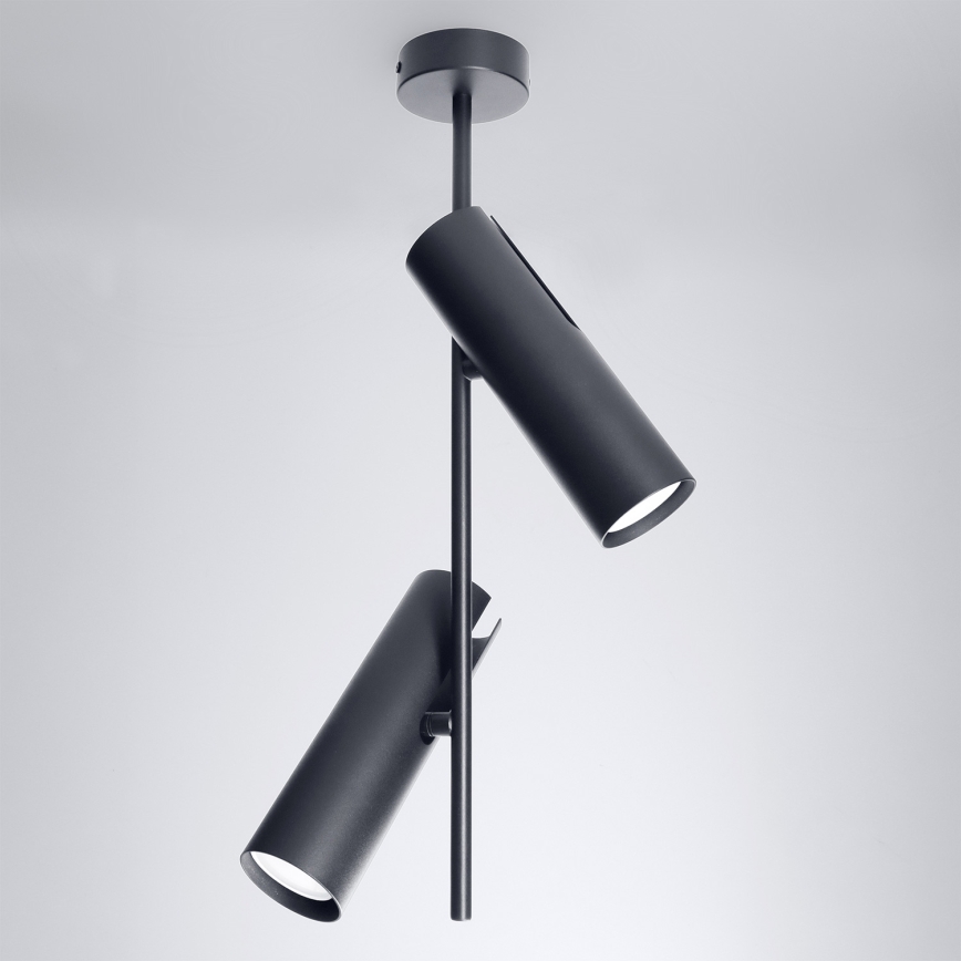 BRILAGI - dimbare LED RGBW hanglamp BRANCH 2xGU10/6,5W/230V 2700-6500K zwart