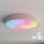 Brilagi - LED RGBW dimbare plafondlamp CLARE 4xE27/9W/230V 2700-6500K Ø 50 cm Wi-Fi beige
