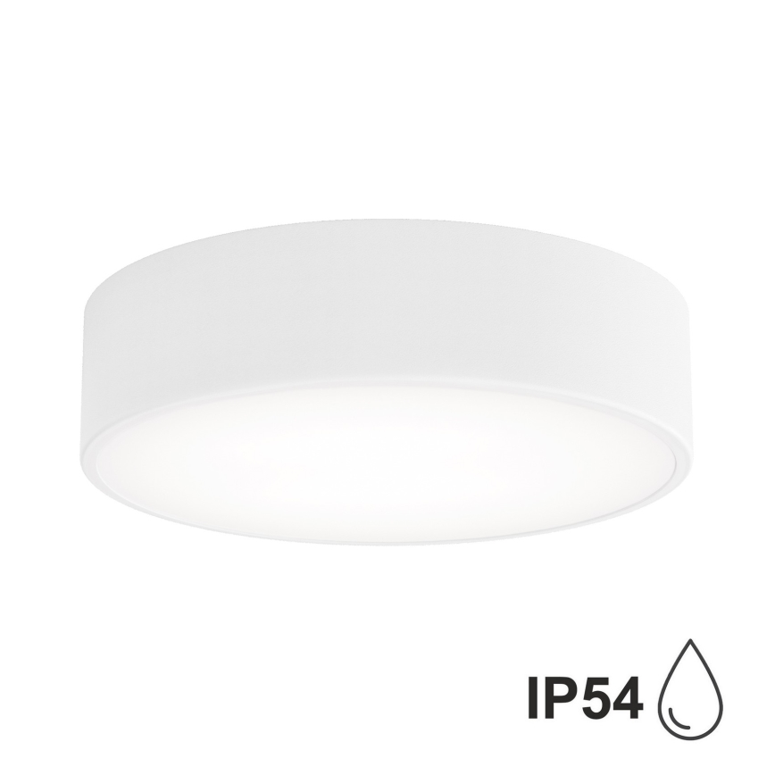Brilagi - LED RGBW dimbare badkamerplafondlamp CLARE 2xE27/9W/230V 2700-6500K Ø 30 cm IP54 Wi-Fi wit