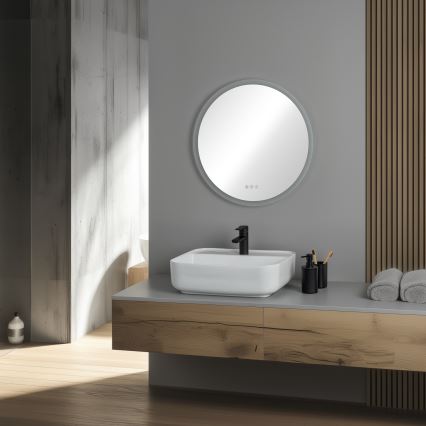 Brilagi - LED RGBW verwarmde badkamerspiegel CLARA PRO LED/18,5W/230V Ø 60 cm IP44 CRI 90 dimbaar + CCT