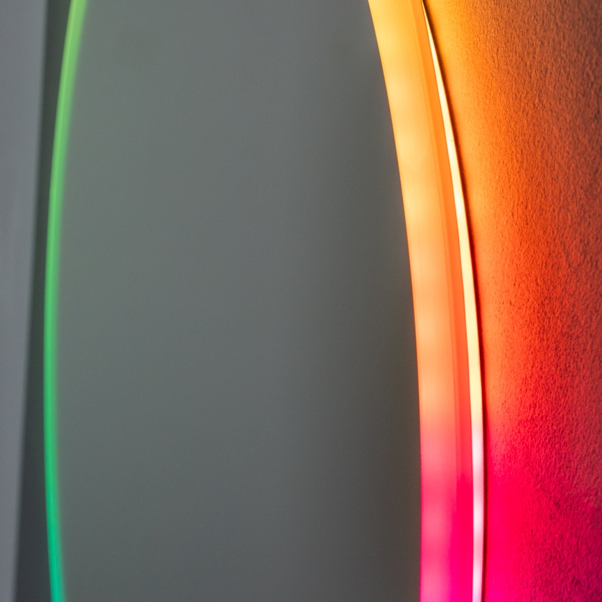 Brilagi - LED RGBW verwarmde badkamerspiegel CLARA PRO LED/18,5W/230V Ø 60 cm IP44 CRI 90 dimbaar + CCT