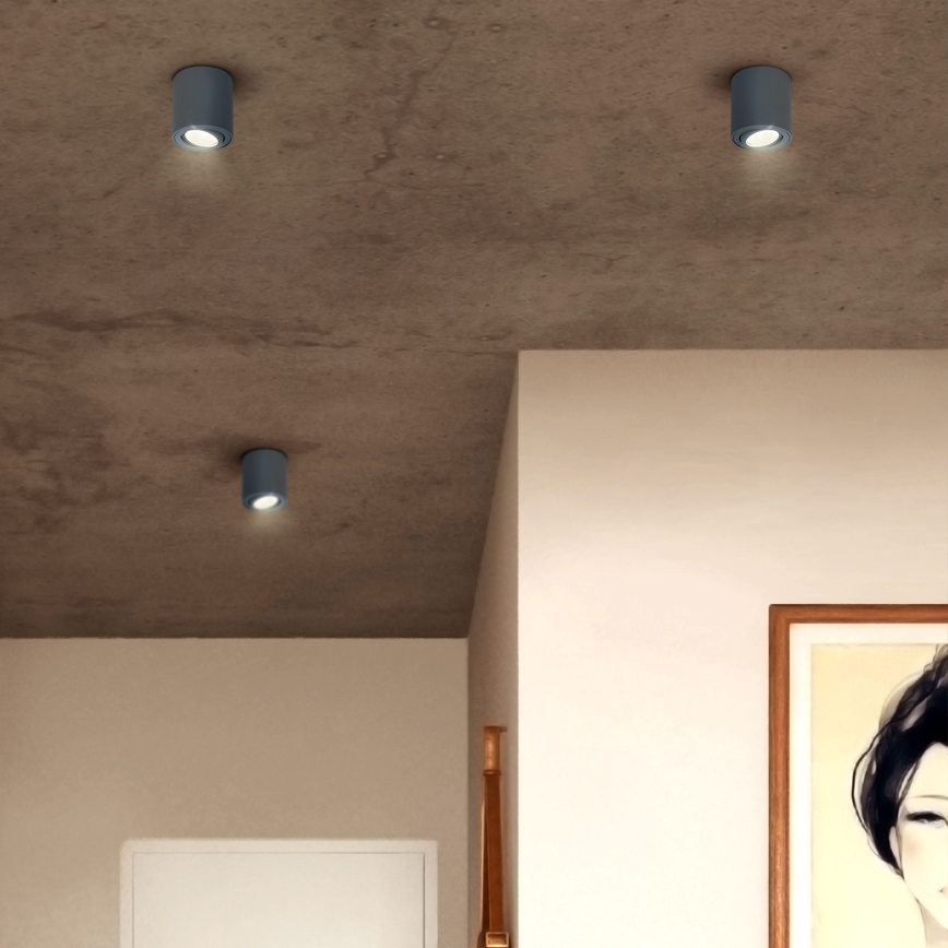 Brilagi - LED RGBW dimbare spot MIA 1xGU10/4,8W/230V 3000K 84x80 mm antraciet + afstandsbediening