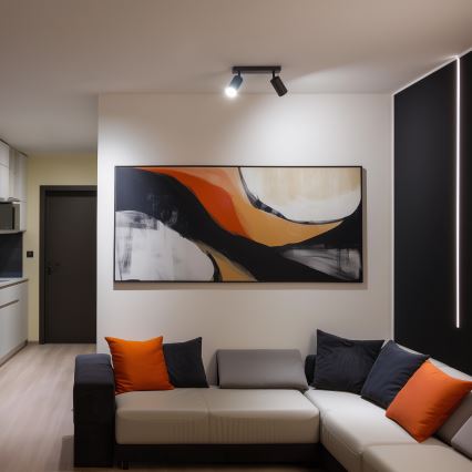 Brilagi - LED RGBW dimbare spot SELE 2xGU10/6W/230V 3000K antraciet + afstandsbediening