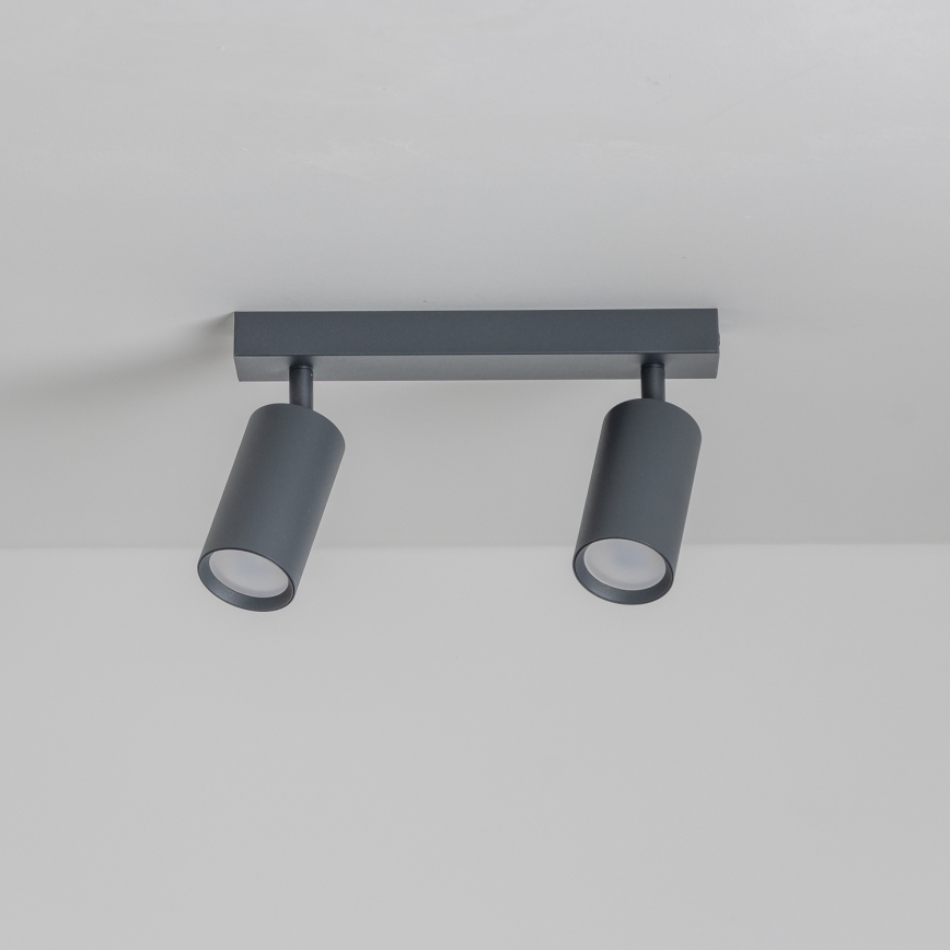 Brilagi - LED RGBW dimbare spot SELE 2xGU10/6W/230V 3000K antraciet + afstandsbediening