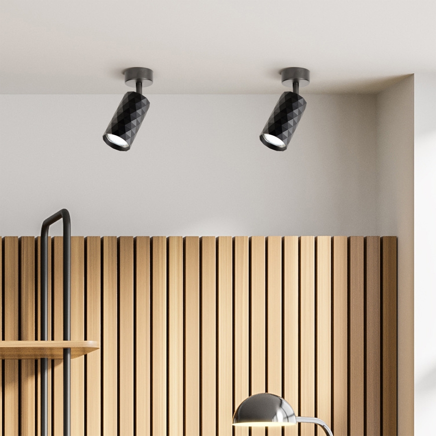 Brilagi - LED RGBW dimbare spot SELE DIAMANT 1xGU10/6W/230V 3000K zwart + afstandsbediening