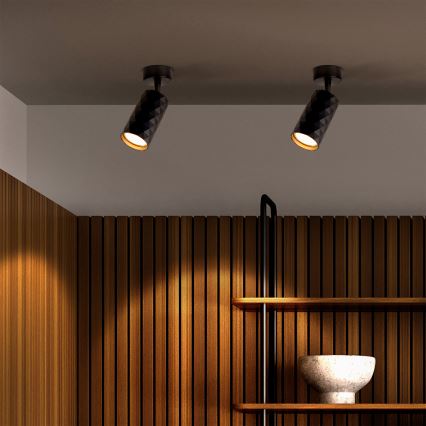Brilagi - LED RGBW dimbare spot SELE DIAMANT 1xGU10/6W/230V 3000K zwart + afstandsbediening