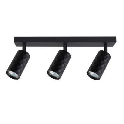 Brilagi - LED RGBW dimbare spotlamp SELE DIAMANT 3xGU10/4,8W/230V 3000K zwart + afstandsbediening