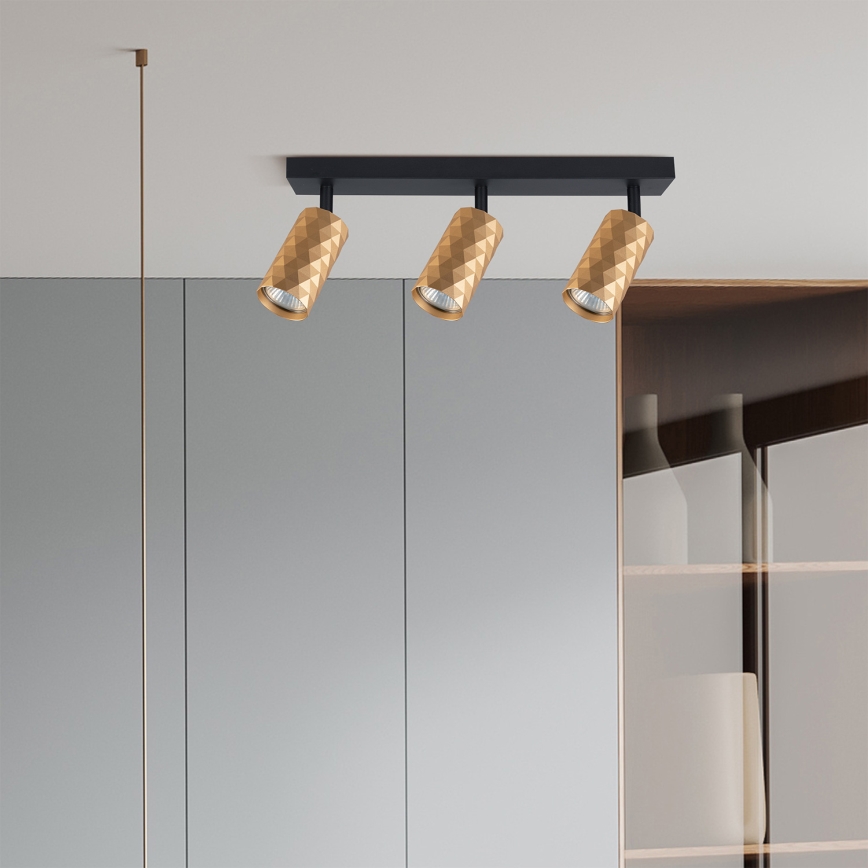 Brilagi - LED RGBW dimbare spot SELE DIAMANT 3xGU10/6W/230V 3000K Wi-Fi goud