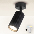 Brilagi - LED RGBW dimbare spot SELE MODERN 1xGU10/4,8W/230V 3000K zwart + afstandsbediening