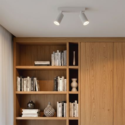 Brilagi - LED RGBW dimbare spot SELE MODERN 2xGU10/4,8W/230V 3000K wit + afstandsbediening