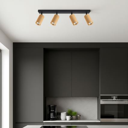 Brilagi - LED RGBW dimbare spot SELE MODERN 4xGU10/4,8W/230V 3000K goudkleurig + afstandsbediening