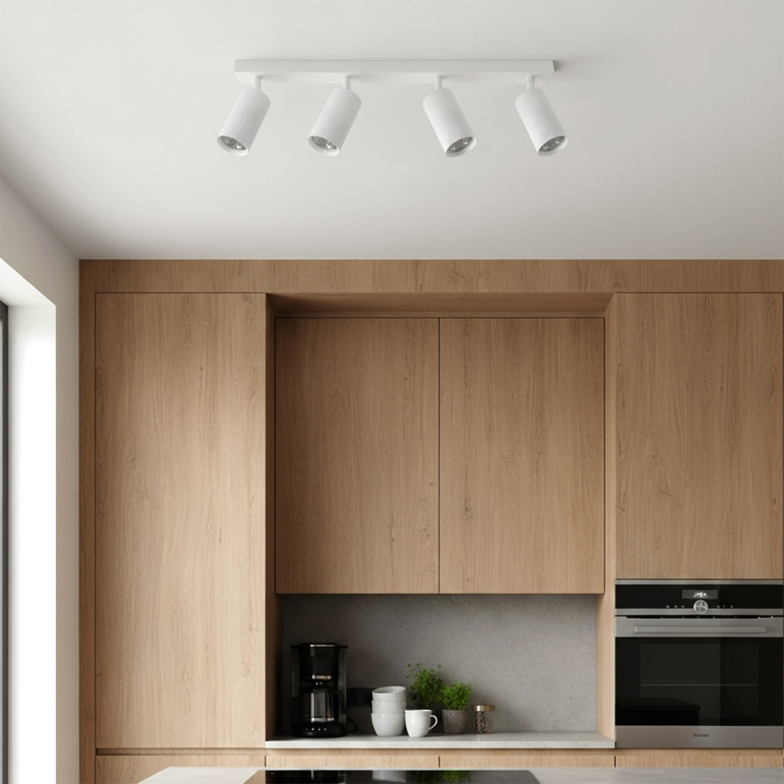 Brilagi - LED RGBW dimbare spot SELE MODERN 4xGU10/4,8W/230V 3000K wit + afstandsbediening