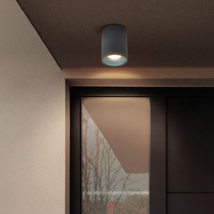 Brilagi - Dimbare LED RGBW-spot TRINE 1xGU10/4,8W/230V 3000K antraciet + afstandsbediening