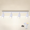 Brilagi - LED RGBW dimbare spotarmatuur SELE 4xGU10/6W/230V 3000K wit