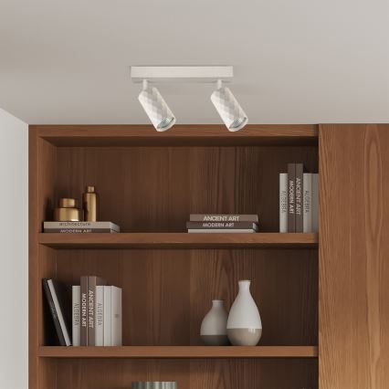 Brilagi - SELE DIAMANT LED RGBW dimbare spot 2xGU10/4,8W/230V 3000K wit + afstandsbediening