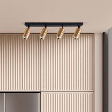 Brilagi - LED RGBW dimbare spot SELE DIAMANT 4xGU10/6,5W/230V 2700-6500K Wi-Fi goudkleurig