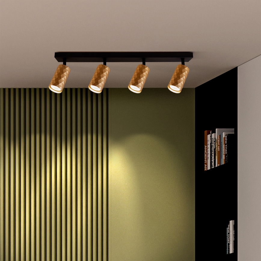 Brilagi - LED RGBW dimbare spot SELE DIAMANT 4xGU10/6,5W/230V 2700-6500K Wi-Fi goudkleurig