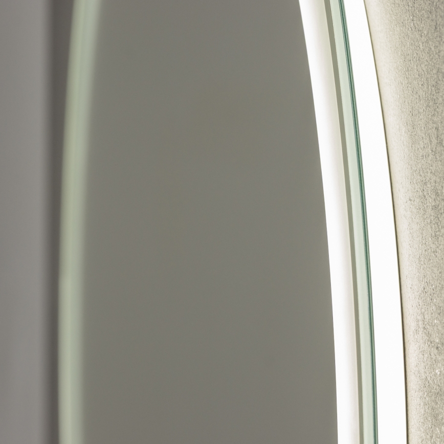 Brilagi - LED RGBW verwarmde badkamerspiegel AVA PRO LED/18W/230V Ø 60 cm IP44 CRI 90 dimbaar + CCT