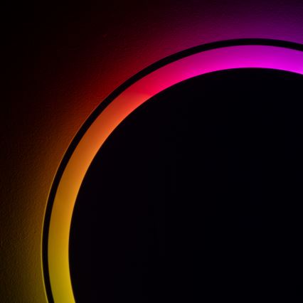 Brilagi - LED RGBW verwarmde badkamerspiegel AVA PRO LED/18W/230V Ø 60 cm IP44 CRI 90 dimbaar + CCT