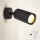 Brilagi - LED RGBW dimbare wandspot SELE 1xGU10/6W/230V 3000K zwart + afstandsbediening