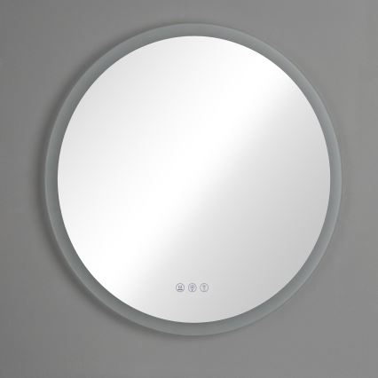 Brilagi - Miroir chauffant LED RGBW pour salle de bains CLARA PRO LED/18,5W/230V Ø 60 cm IP44 CRI 90 dimmable + CCT
