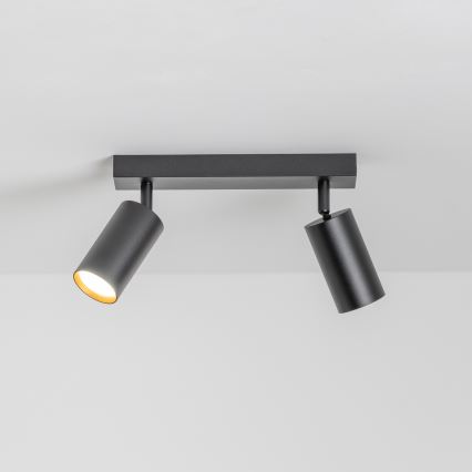 Brilagi - Spot LED RGBW dimmable SELE 2xGU10/6W/230V 3000K noir/doré + télécommande