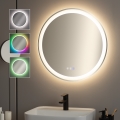 BRILAGI - LED RGBW verwarmde badkamerspiegel AVA PRO LED/18W/230V Ø 60 cm IP44 CRI 90 dimbaar + CCT