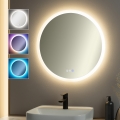 Brilagi - LED RGBW verwarmde badkamerspiegel CLARA PRO LED/18,5W/230V Ø 60 cm IP44 CRI 90 dimbaar + CCT